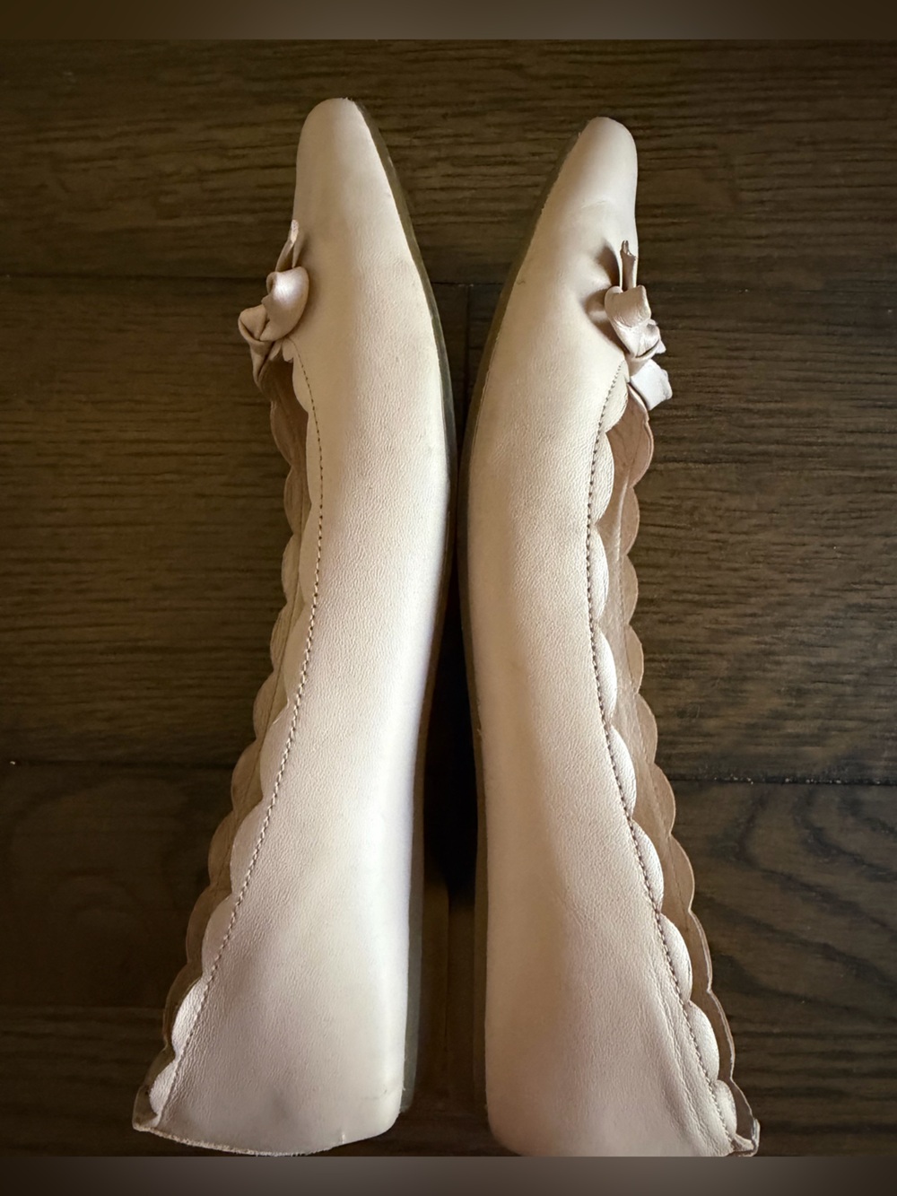 Kate Spade Elent Ballet Scalloped Pink Flats - Picture 7 of 8